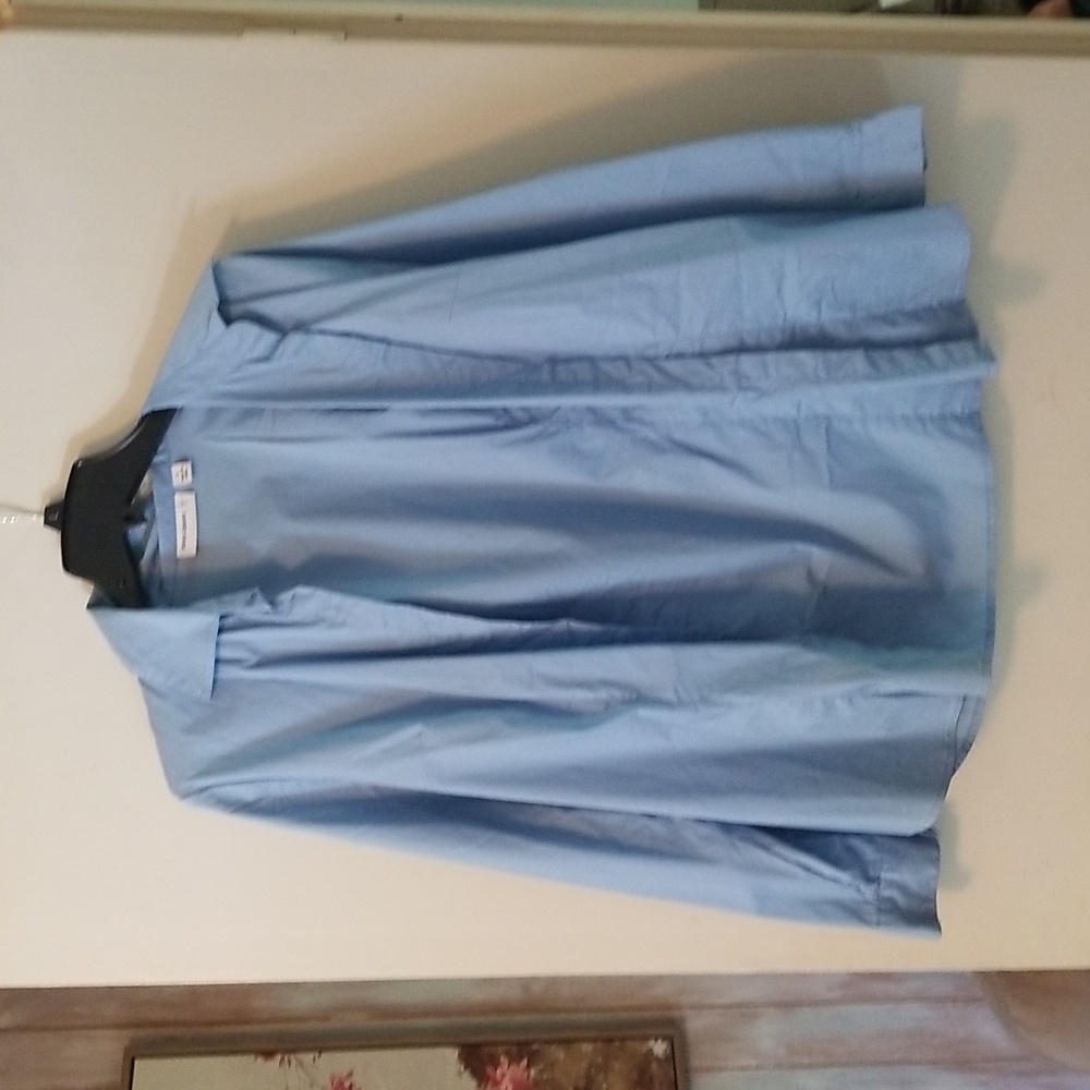 Blue Button down